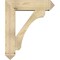 Ekena Millwork Legacy Arts and Crafts Rough Sawn Bracket w/ Offset Brace, Douglas Fir, 8"W x 30"D x 36"H BKT0806X30X36LEC03RDF - alternate 2